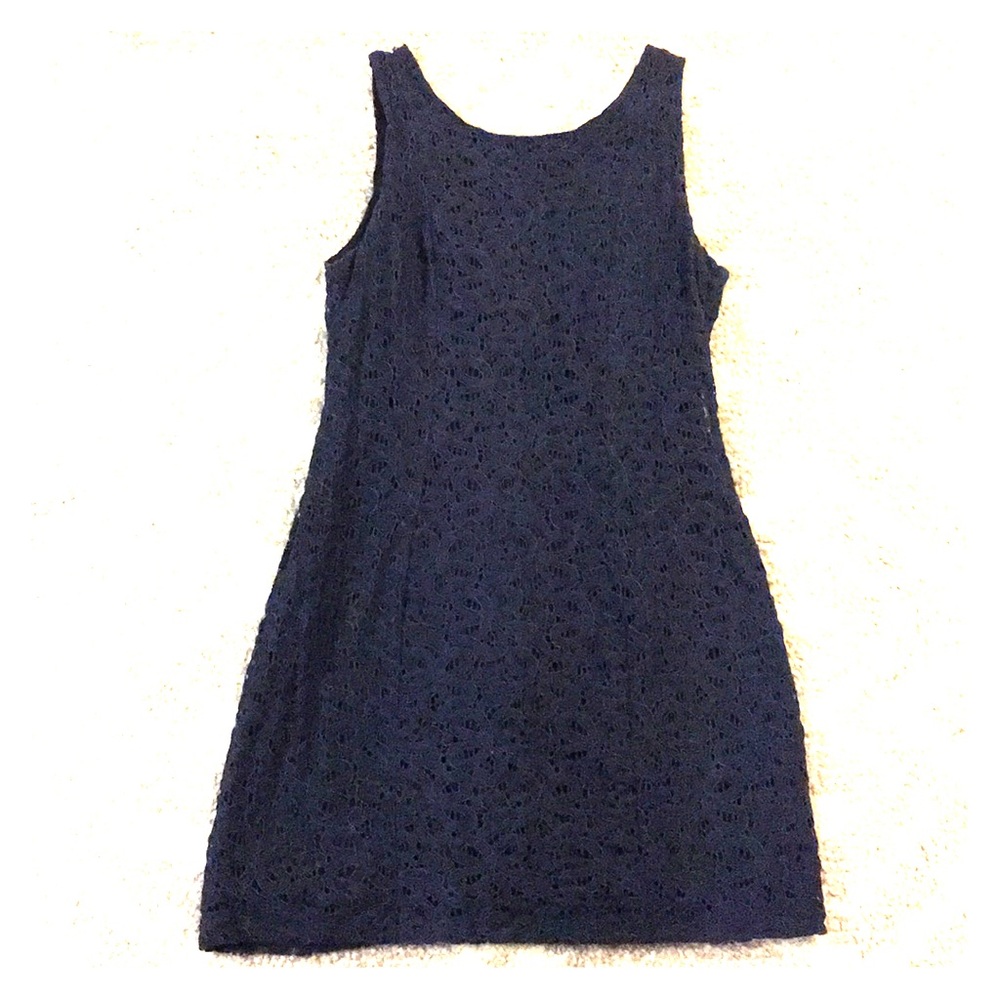 Beautiful Navy Lace Dress Size:M